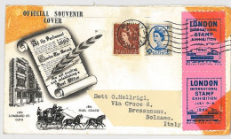 LETTERA VIAGGIATA 1960 REGNO UNITO DA WEMBLEY A BRESSANONE (SX125 - Briefe U. Dokumente