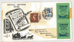 LETTERA VIAGGIATA 1960 REGNO UNITO DA WEMBLEY A BRESSANONE (SX124 - Storia Postale