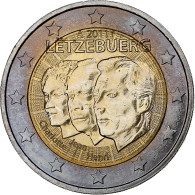 Luxembourg, 2 Euro, Jean Lieutenant Representant, 2011, SUP, Bimétallique - Lussemburgo