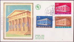 Europa CEPT 1969 Monaco FDC7 Y&T N°789 à 791 - Michel N°929 à 931 - 1969