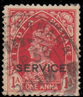 Inde Anglaise Service 1937. ~ S 99 - 1 A. George VI - 1911-35 Koning George V