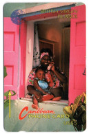 British Virgin Islands - Woman On Phone With Child  - 18CBVA - Islas Virgenes