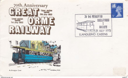 Great Britain GB UK England 70 Ann Great Orme Railway 31-07-1972 - Tramways