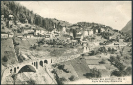 Ligne Martigny-Chamonix - Finhaut, Vue Générale - Editions L. Burgy - Voir 2 Scans Larges & Descriptif - Finhaut