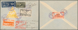 Erinnophilie - E7/9 Sur Lettre "Premier Vol Par Fusée" Duinbergen - Knocke (9/5/1935). Superbe ! Signé K. Roberti, Vigne - Storia Postale