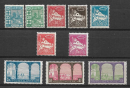 ALGERIA 1927-30 Definitives, Views MNH - Oblitérés