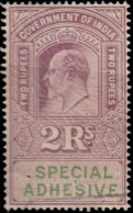 Inde Anglaise Spécial. ~ 2 R. Edouard VII - 1902-11 King Edward VII