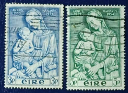 Ierland 1954 Yv.nrs.122/123  Used - Oblitérés