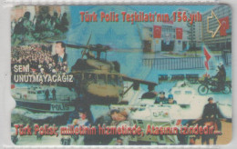 TURKEY 2001 POLICE HELICOPTER MOTORCYCLE SHIP HORSE - Turkey