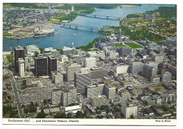 PARLIAMENT HILL....AND DOWNTOWN OTTAWA, HEART OF CANADA'S CAPITAL.- OTTAWA - ONTARIO.-  ( CANADA ) - Ottawa