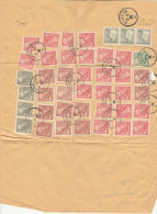 LETTERA SVEZIA 1951 CON NUMEROSI FRANCOBOLLI (TY1222 - Storia Postale