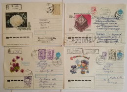 LOTTO 4 INTERI POSTALI RUSSIA (TY1159 - Enteros Postales