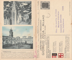 CARTOLINA VIAGGIATA 1935 LABORATORIO ZOJA - ATLANTE -CREMONA MANTOVA (TY709 - Cremona