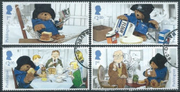 GROSSBRITANNIEN GRANDE BRETAGNE GB 2023 FROM M/S PADDINGTON ANIMATION MARMALADE SANDWICHES SET 4V USED SG 4879-82 - Gebraucht