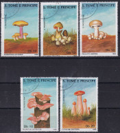 MiNr. 1043 - 1048 Sao Tomé Und Principe 1988, 26. Okt. Pilze - St. Thomas & Prince