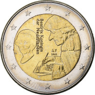 Pays-Bas, 2 Euro, L'Eloge De La Folie Par Erasme, 2011, Bruxelles, SUP - Niederlande