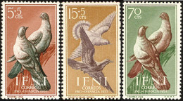 AVE200 - IFNI 1957 (MNH) (Mi 164.66) - Columba Livia - Konvolute & Serien