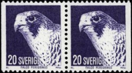 AVE226 -Sweden 1973 (MNH) (Mi 821yDl.Dr) - Peregrine Falcon (Falco Peregrinus) - Collections, Lots & Series