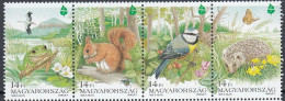 AVE022 - Hungary 1995 (MNH) (Mi 4343-4346) - Ciconia Ciconia, Cyanister Caeruleus - Verzamelingen, Voorwerpen & Reeksen