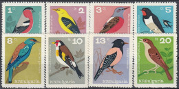 AVE033 Bulgaria 1965  (MNH) (Mi 1529-1536) - Pyrrhula Pyrrhula,... Hirundo Rustica - Collections, Lots & Séries