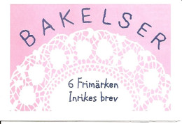 SWEDEN, 1999, Booklet 499 Facit, MH244, Geback, Pastry - 1981-..