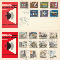 2 FDC DRUPA 1967 DUSSELFORF -GERMANIA (VP491 - Andere & Zonder Classificatie