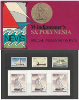 NEVIS 2 SERIE NUOVE IN FOLDER 1980 (VP492 - San Cristóbal Y Nieves - Anguilla (...-1980)