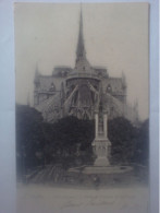 131 - Paris - Notre-dame Vers 1900 - L'abside Et Fontaine De La Vierge - LL. - Kirchen U. Kathedralen