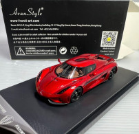 AUTO 1/64 KOENIGSEGG REGERA ROUGE - AVAN STYLE FRONTI-ART Modèle épuisé ! Numéroté 327 - Other & Unclassified