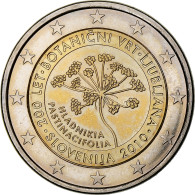 Slovénie, 2 Euro, Ljubljana Botanical Gardens, 200th Anniversary, 2010, SPL - Slovénie