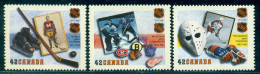 1992 National Hockey League NHL,equipment,gloves,stickers,Canada,Mi.1325,MNH - Hockey (sur Glace)