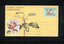 Norfolk Island 1994 Plant Ungeria Florigunda Interesting Aerogramme - Norfolk Island