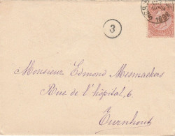 LETTERA 1898 BELGIO (VX196 - Otros & Sin Clasificación