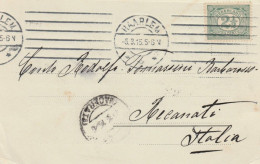 CARTOLINA POSTALE 1915 TIMBRO HAARLEM OLANDA (VX164 - Cartas & Documentos