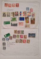 2 LETTERE DANIMARCA (VX141 - Storia Postale