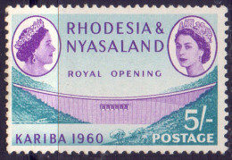 RHODESIA & NYASALAND - ROYAL OPENING KARIBA DAM - **MNH - 1960 - Elettricità