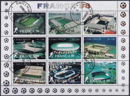 MiNr. 1756 - 1765 Sao Tomé Und Principe    1997, 4. Dez. Fußball-Weltmeisterschaft, Frankreich (1998) - St. Thomas & Prince