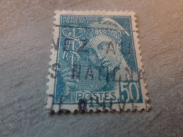 Type Mercure - 50c. - Yt 538 - Turquoise - Oblitéré - Année 1942 - - 1938-42 Mercure