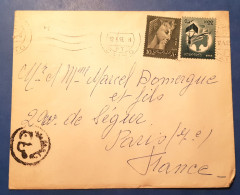 1 ENVELOPPE + TIMBRES EGYPTE Affranchi  Année 1963  - N° 17 - Lebanon