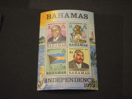 BAHAMAS - BF 1973 INDIPENDENZA(uccello) - NUOVI(++) - Bahamas (1973-...)