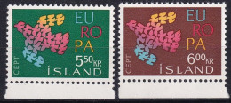 MiNr. 354 - 355 Island    1961, 18. Sept. Europa - Postfrisch/**/MNH - Nuovi