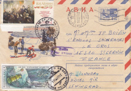 Enveloppe Timbrée Et Oblitérée 1966 - Storia Postale