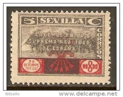 LOTE 1892  ///  SEVILLA  FESOFI Nº 54  NUEVO ** MNH - Beneficiencia (Sellos De)