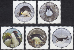 ROSS DEP. 2014 Penguins Of Antarctica, Set Of 5 MNH - Pinguïns & Vetganzen