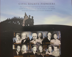 EL)2009 UNITED STATES, PIONEERS OF THE CIVIL RIGHTS STRUGGLE, M. CHURCH TERRELL & M. WHITE OVINGTON, J.R. CLIFFORD & JOE - Feuilles Complètes