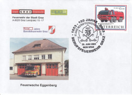 AUSTRIA Cover 125,firemen - Sapeurs-Pompiers