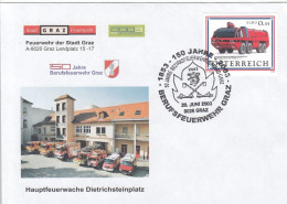 AUSTRIA Cover 129,firemen - Sapeurs-Pompiers