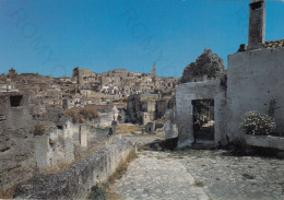 CARTOLINA  MATERA,BASILICATA-PANORAMA SASSO CAVEOSO-STORIA,MEMORIA,CULTURA,RELIGIONE,IMPERO,BELLA ITALIA,NON VIAGGIATA - Matera