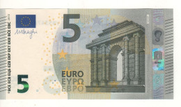 5 EURO  "Spain"    DRAGHI    V 010 H1    VB5347834939     /  FDS - UNC - 5 Euro