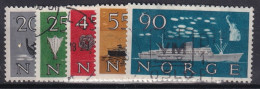 NORWAY 1960 - Canceled - Mi 444-448 - Usados